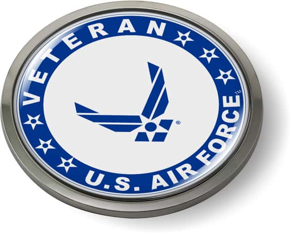 U.S. Air Force Veteran Emblem (Blue Wings)
